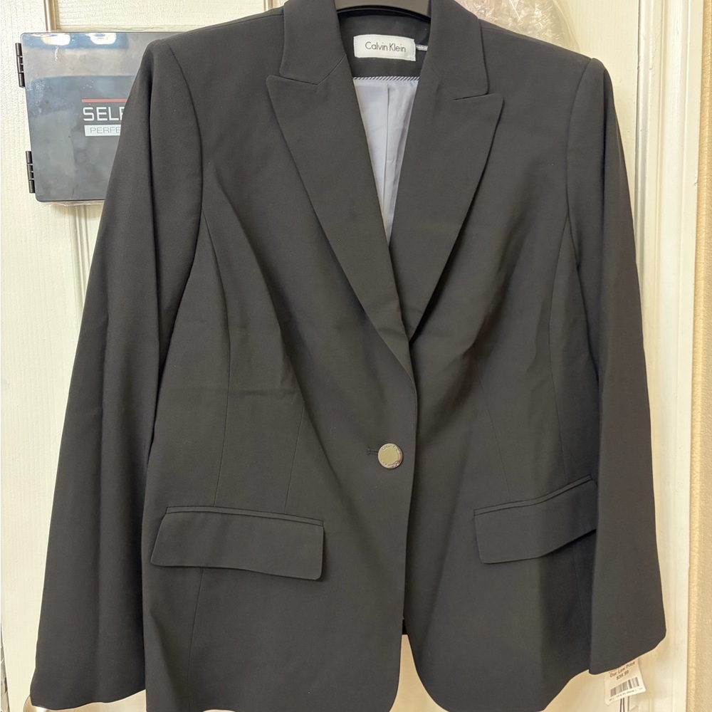 Calvin Klein Women's Charcoal Blazer
